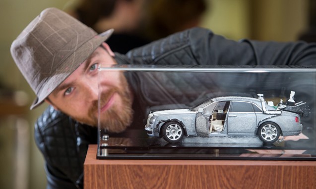 Rolls-Royce Ghost 模型车艺术展